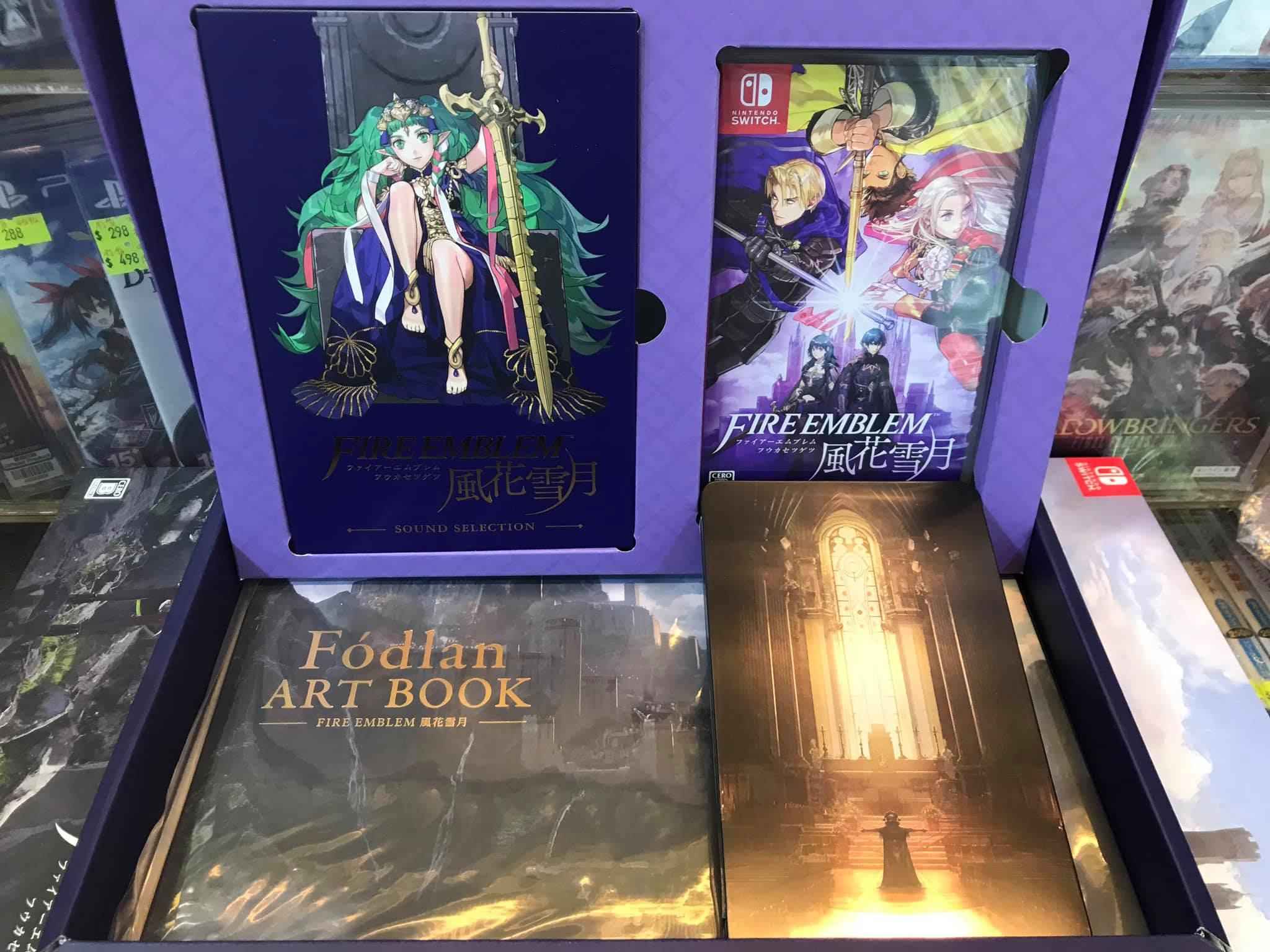 Fire Emblem Three Houses Fódlan Collection JP Edition with Steelbook + Music CD and Artbook [No Game]