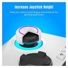 HEATFUN ASUS ROG Ally Thumb Grip Caps, Soft Silicone Joystick Cover Compatible with ASUS ROG Ally - PurpleWhite