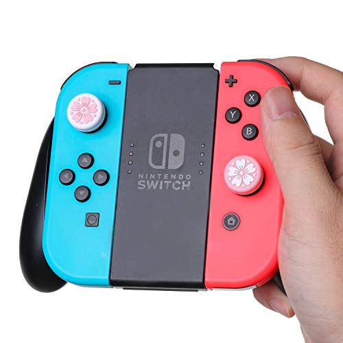 Cute Switch Thumb Grips, Soft and Comfortable Switch Flower Thumb Grips, OLED Switch Thumb Grips