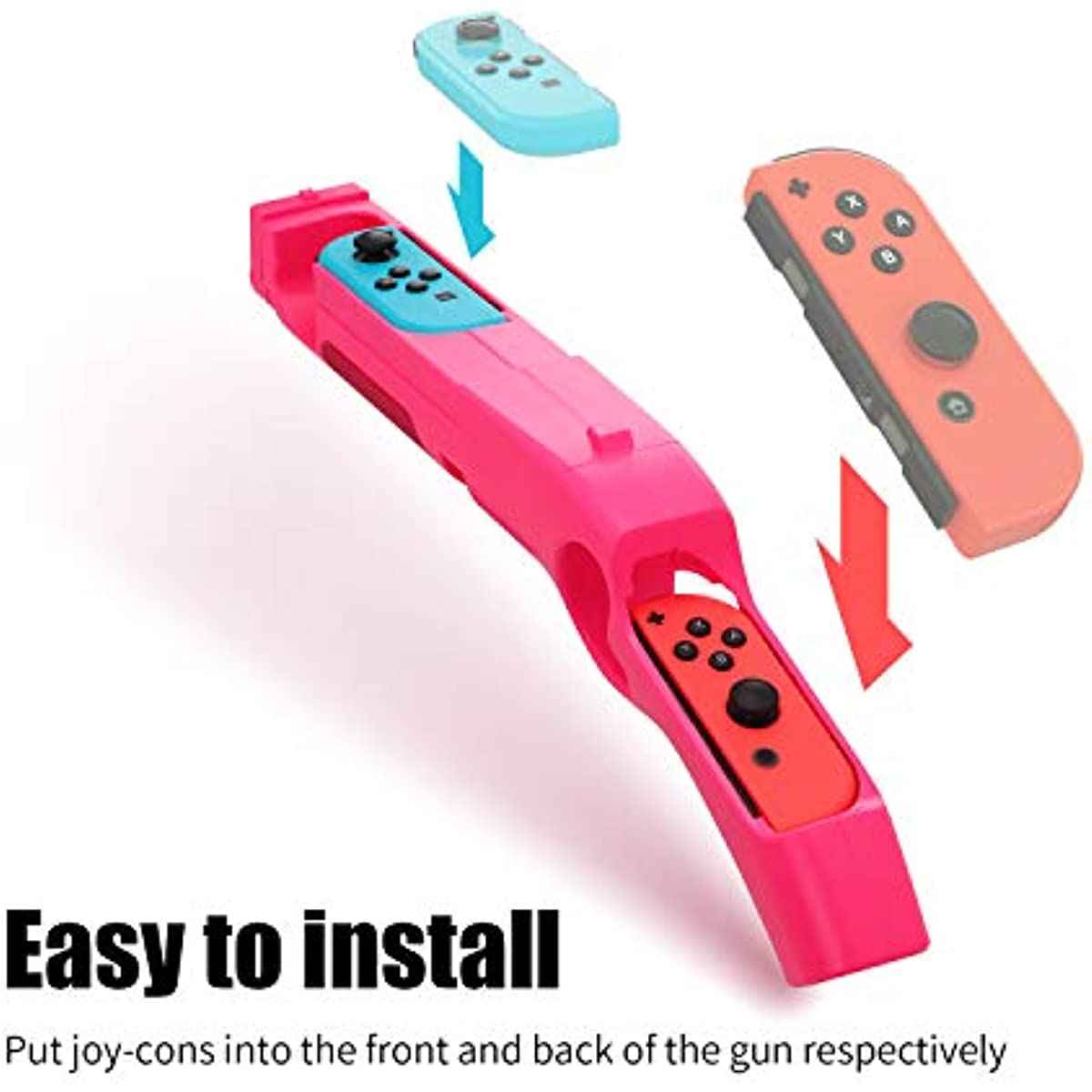 HEATFUN Nintendo Switch Gun Accessory - Pink