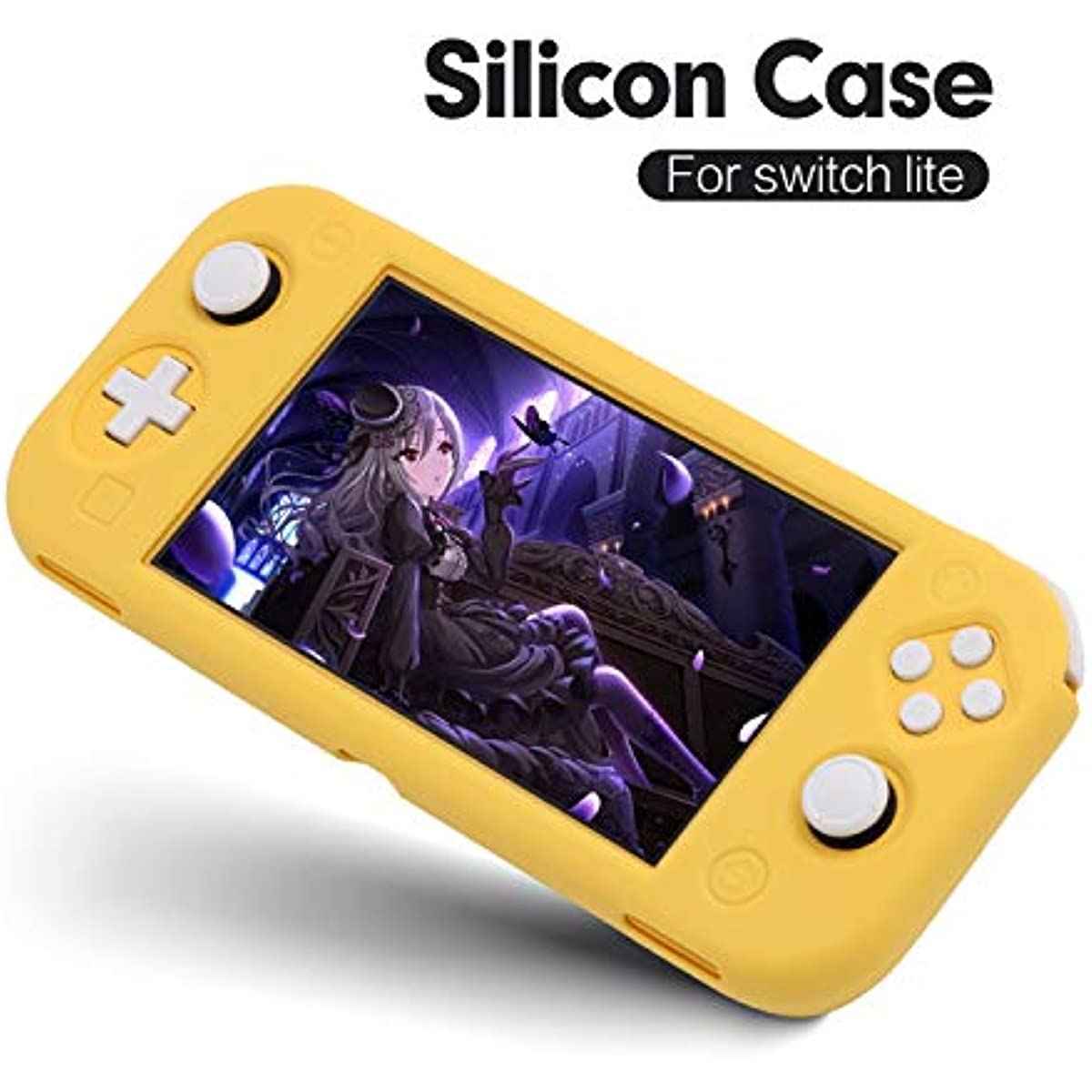 Grip Case for Nintendo Switch Lite, Silicone Case for Nintendo Switch Lite