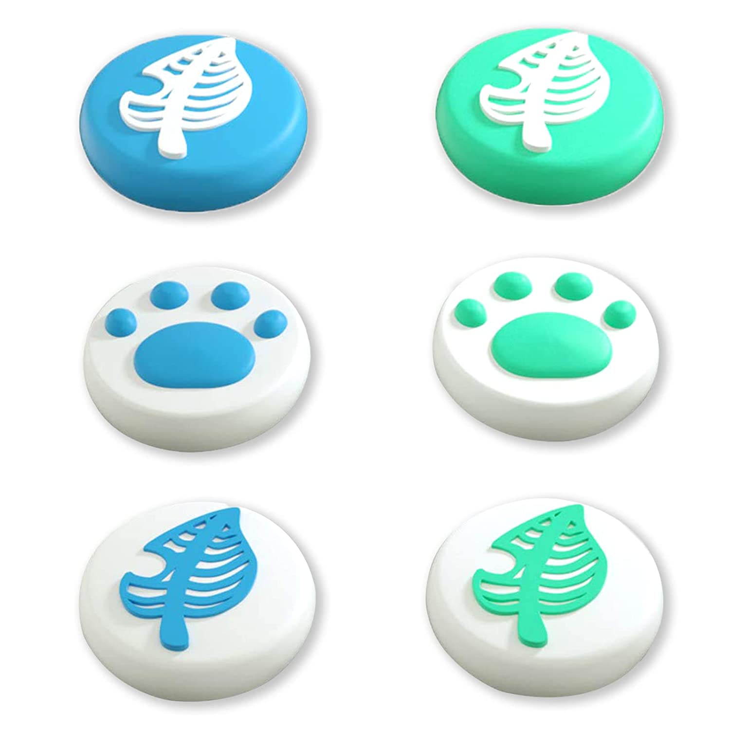 Cute Switch Thumb Grips, Soft and Comfortable Switch Flower Thumb Grips, OLED Switch Thumb Grips