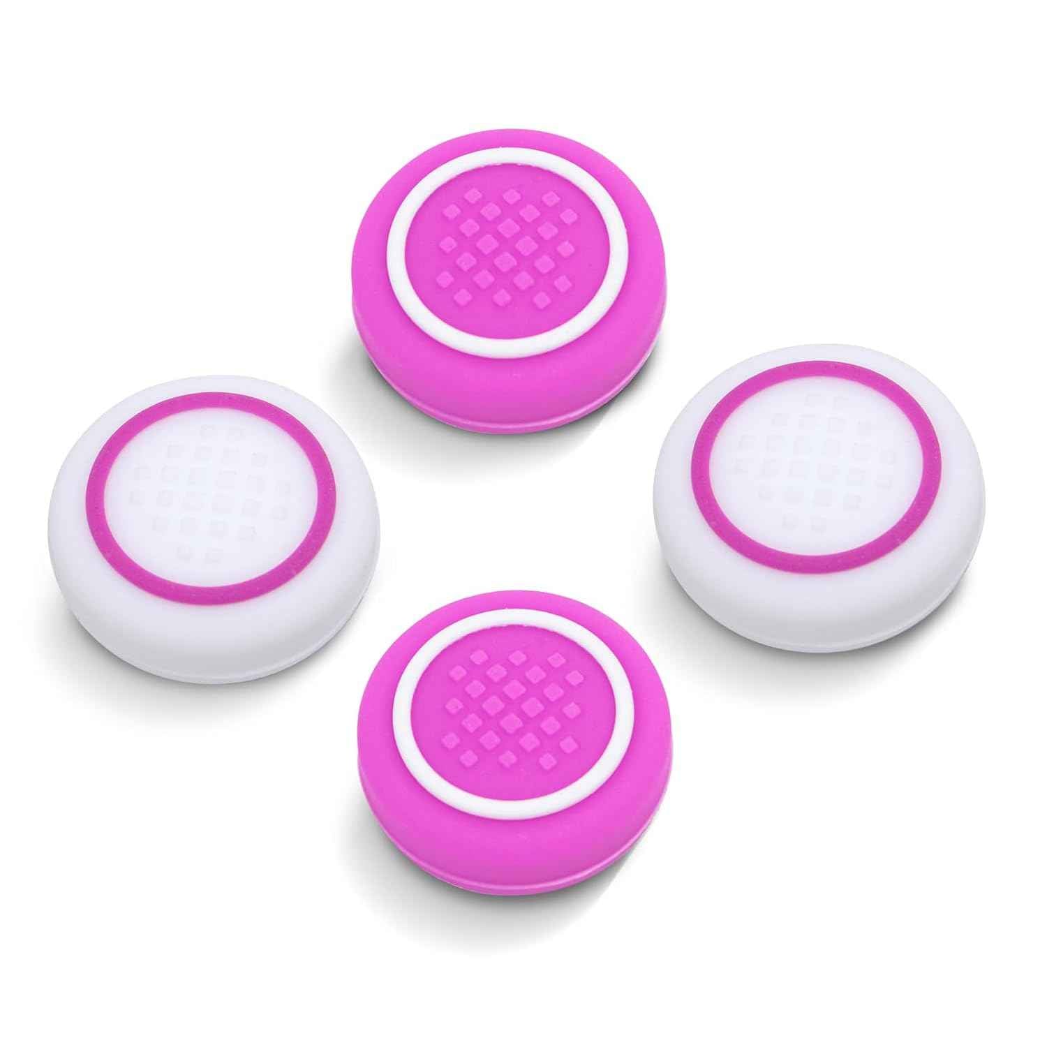 HEATFUN ASUS ROG Ally Thumb Grip Caps, Soft Silicone Joystick Cover Compatible with ASUS ROG Ally - PurpleWhite