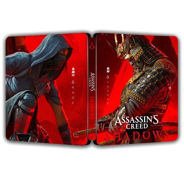 Assassin's Creed Shadows NAOE & YASUKE Edition Steelbook | INCLUDE Limited Packaging - Game case