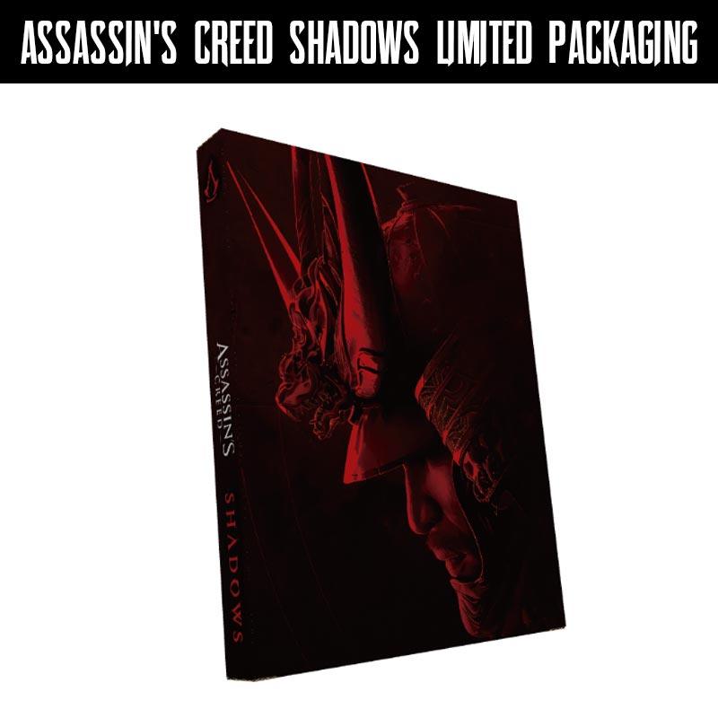 Assassin's Creed Shadows Preorders Edition Steelbook | INCLUDE Limited Packaging - Game case