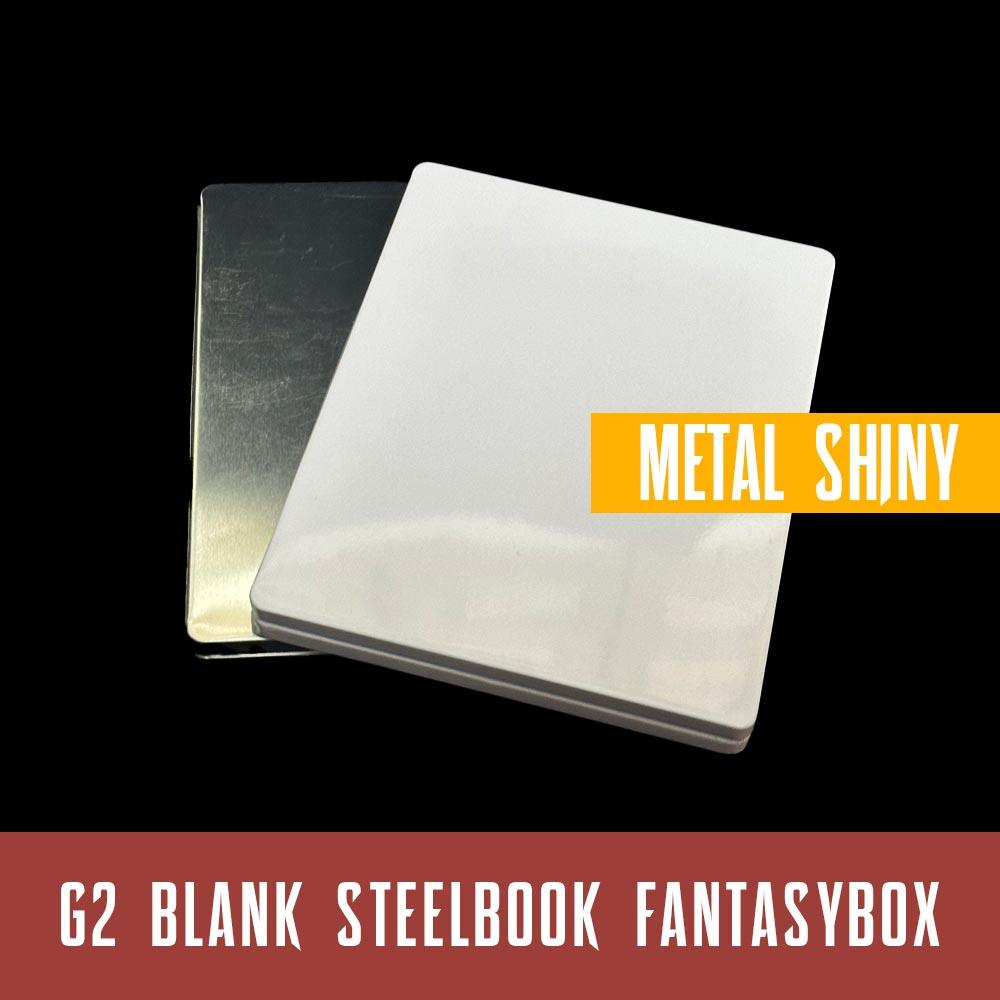 Blank Steelbook - Pearl White | GameCaseBox - Game case