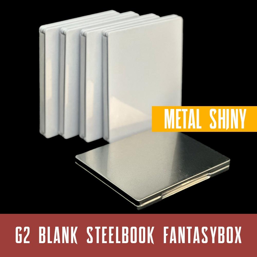 Blank Steelbook - Pearl White | GameCaseBox - Game case