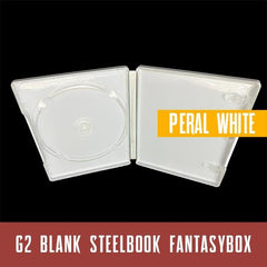 Blank Steelbook - Pearl White | GameCaseBox - Game case