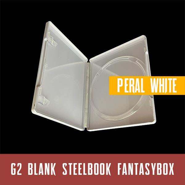 Blank Steelbook - Pearl White | GameCaseBox - Game case