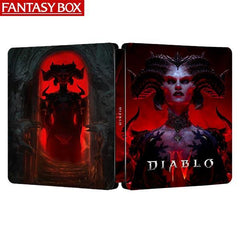 Diablo Steelbook FantasyBox Bundle | Diablo II Resurrected, Diablo III and Diablo IV Steelbook | GameCaseBox - Game case