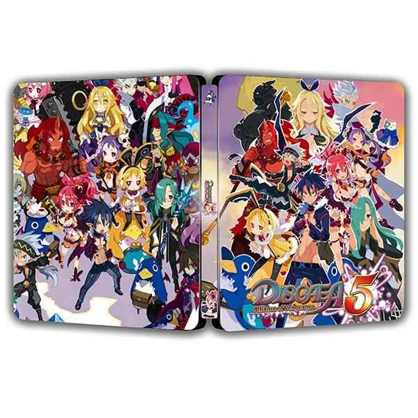 Disgaea 5 Alliance of Vengeance Steelbook FOR PS4/PS5/PS2/PSP/PC/SWITCH | GameCaseBox