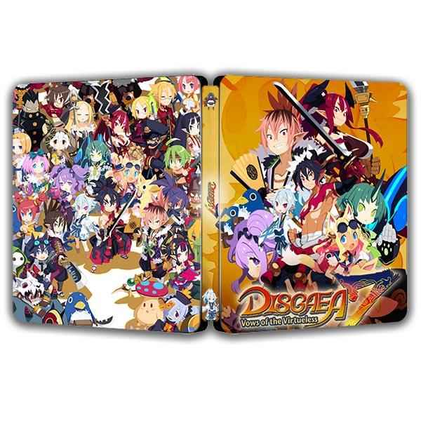 Disgaea 7 Vows of the Virtueless Steelbook FOR PS4/PS5/PS2/PSP/PC/SWITCH | GameCaseBox