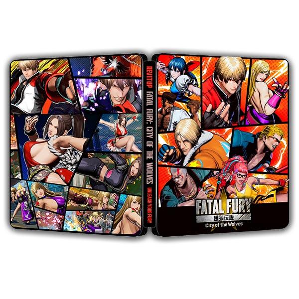 FATAL FURY City of the Wolves Pre-Order Edition Steelbook | GameCaseBox - Game case