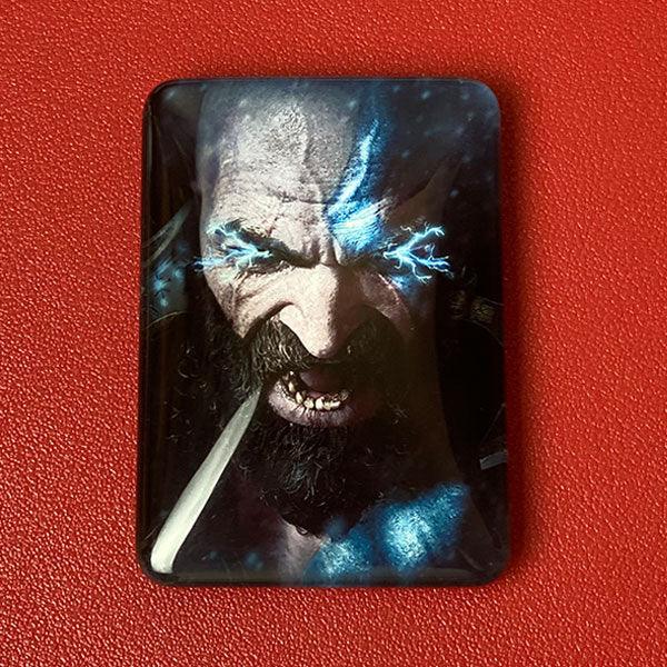 God of War Ragnarök Black Edition Pure Glass Magnet (6.4cm x 4.8cm) | GameCaseBox - Game case