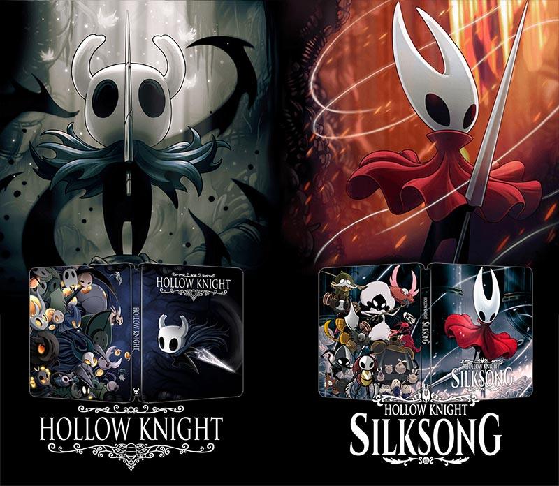 Hollow Knight Silksong Knight & Hornet Bundle Steelbook | GameCaseBox - Game case