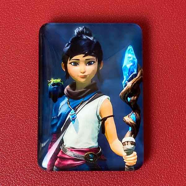 Kena - Bridge of Spirits Pure Glass Magnet (6.4cm x 4.8cm) | GameCaseBox