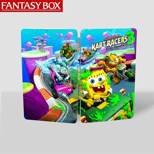 Nickelodeon Kart Racer 3 Steelbook for Switch | FantasyIdeas | Maya [999 Steelbooks Plan]