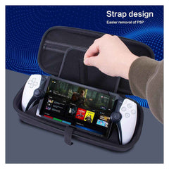 HEATFUN Carrying Case Compatible with Playstation Portal Remote Player, Slim and Durable Carrying Case for PlayStation Portal Remote Player, Shockproof and Waterproof - Black