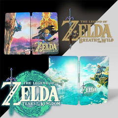 The Legend of Zelda Switch Steelbooks Bundle: Tears of the Kingdom + Breath Of The Wild | GameCaseBox - Game case