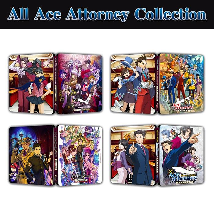 Ace Attorney Investigations Collection ALL Platforms Steelbook | GameCaseBox - Game case