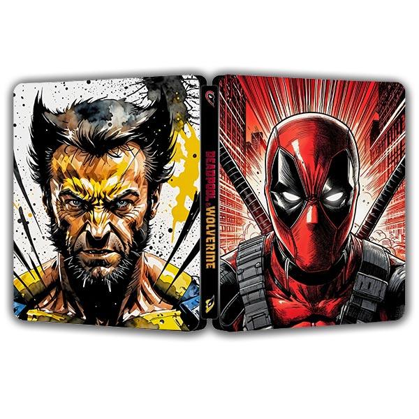 Deadpool & Wolverine Super Bowl Edition Steelbook | GameCaseBox - Game case