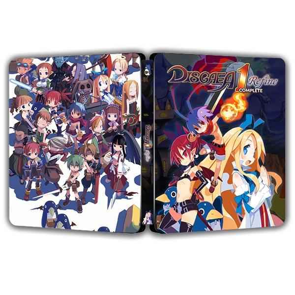 Disgaea 1 Complete & Refine Editiion Steelbook FOR PS4/PS5/PS2/PSP/PC/SWITCH | GameCaseBox