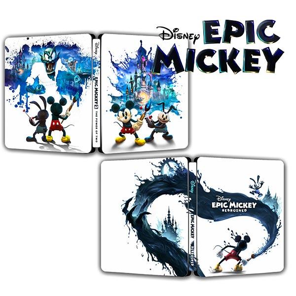 Disney Epic Mickey Rebrushed & The Power of Two Limited Bundle Steelbook | GameCaseBox - Game case