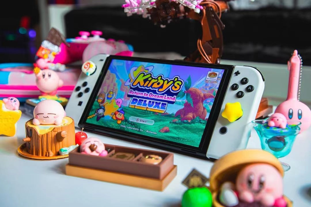 kirby thumb grips for nintendo switch oled