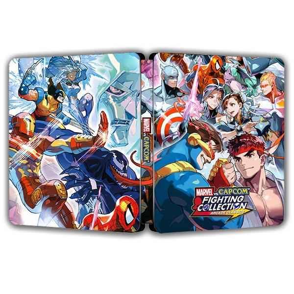 Marvel vs Capcom Fighting Collection Classic Edition Steelbook | GameCaseBox