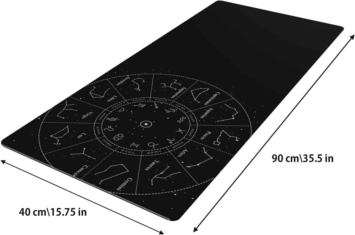 Mouse Pad Constellation, 35.5 x 15.75 inches - Black