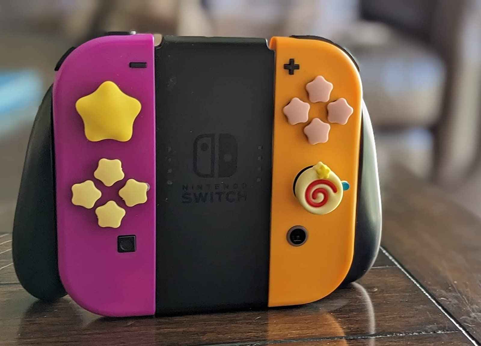 Kirby Thumb Grips for Nintendo Switch and Button Caps