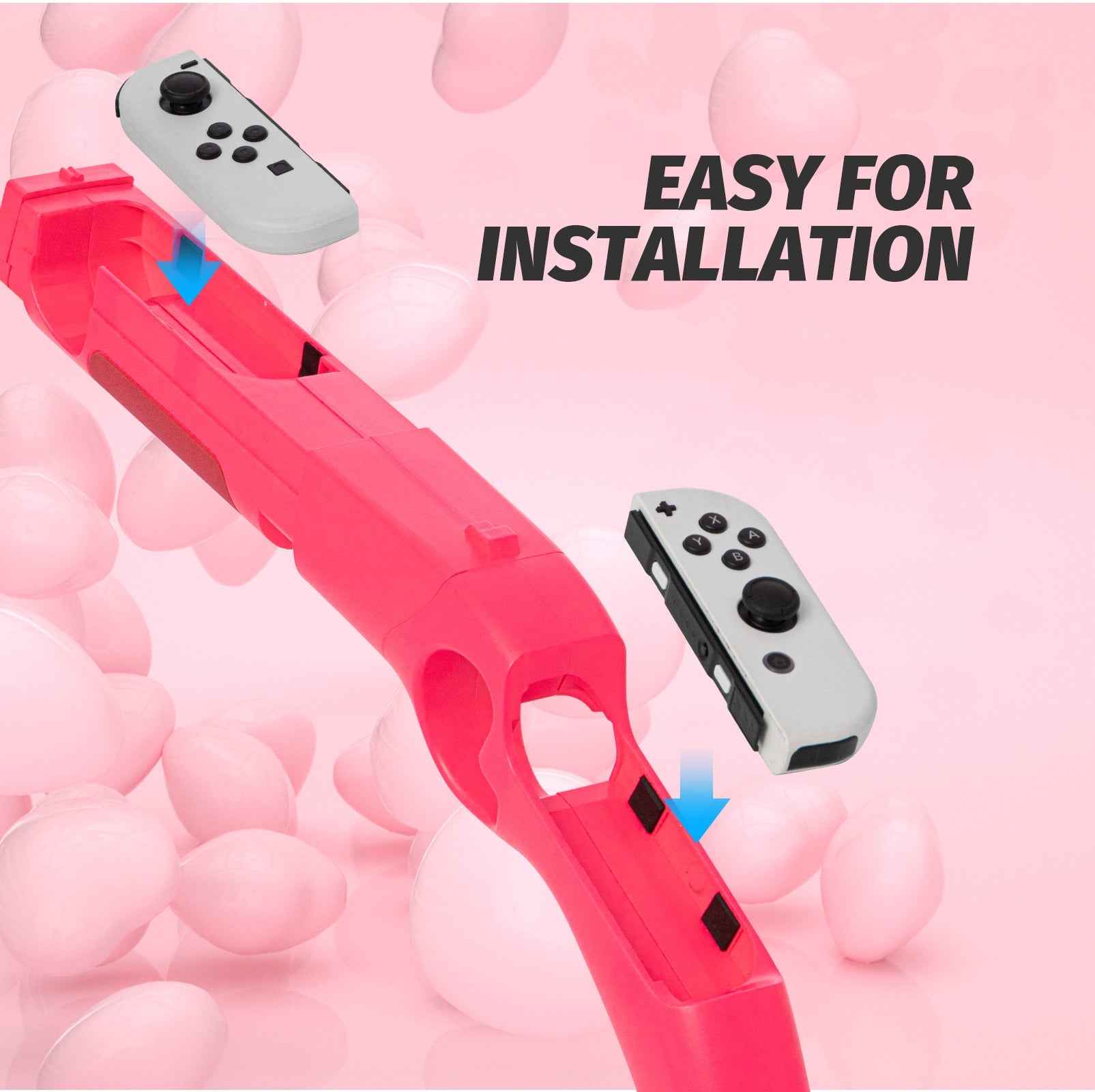 HEATFUN Nintendo Switch Gun Accessory - Pink