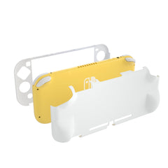 nintendo switch lite grip case white