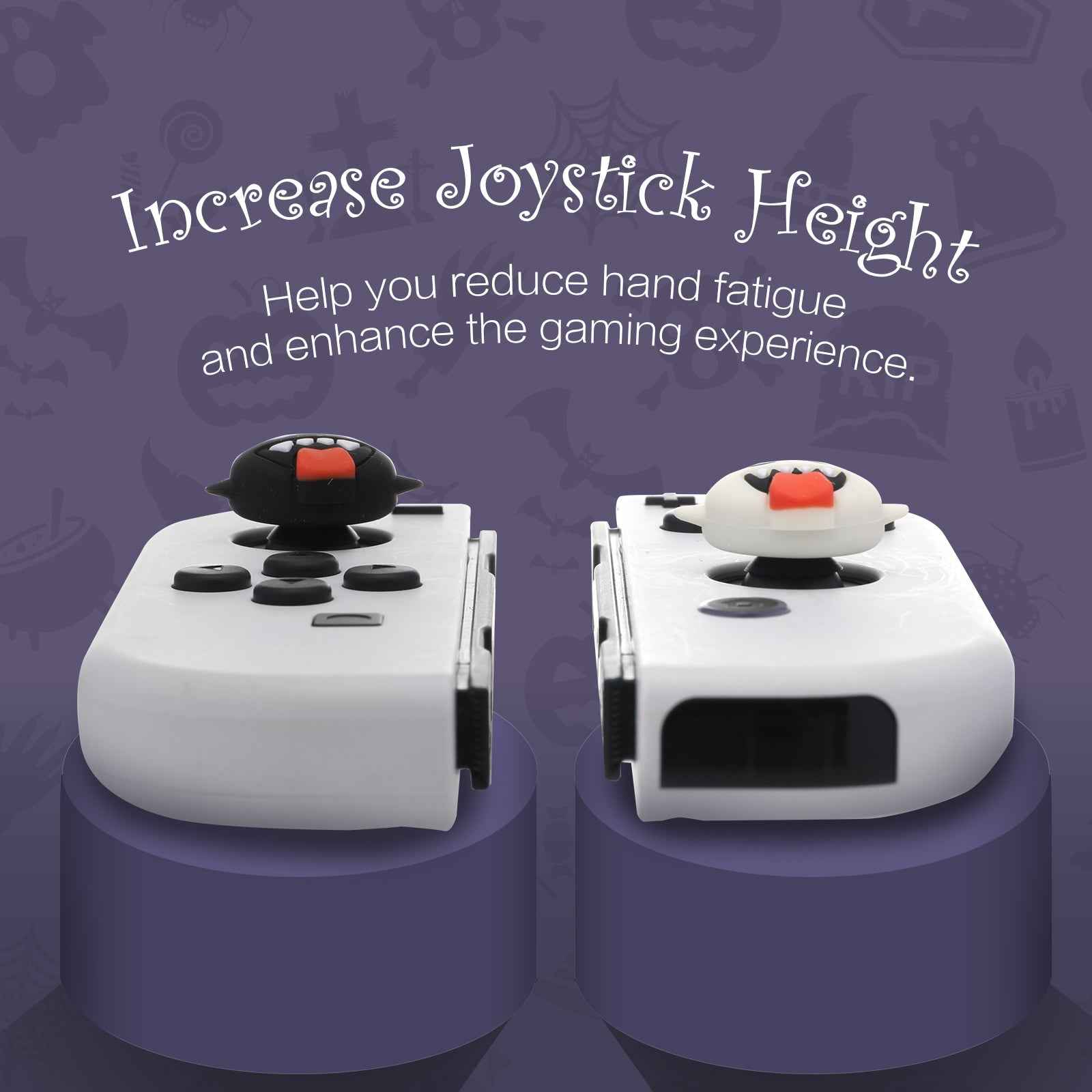 Nintendo Switch Ghost Thumb Grips - Halloween