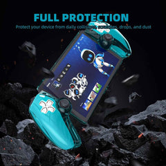 HEATFUN PS Portal Protective Case, Hard Cover Case for PlayStation Portal Remote Player, Shockproof Protective Cover - Blue