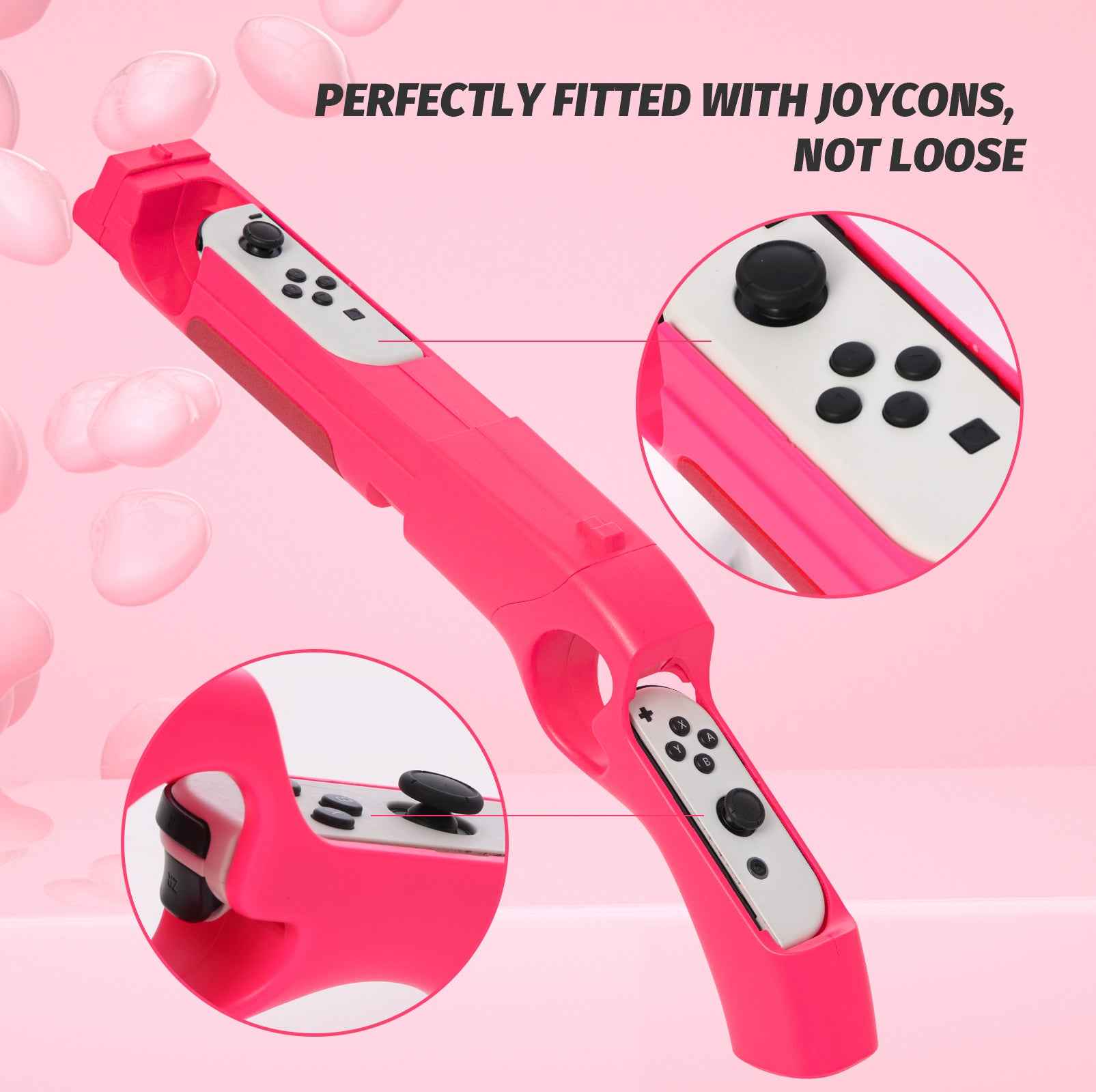 HEATFUN Nintendo Switch Gun Accessory - Pink