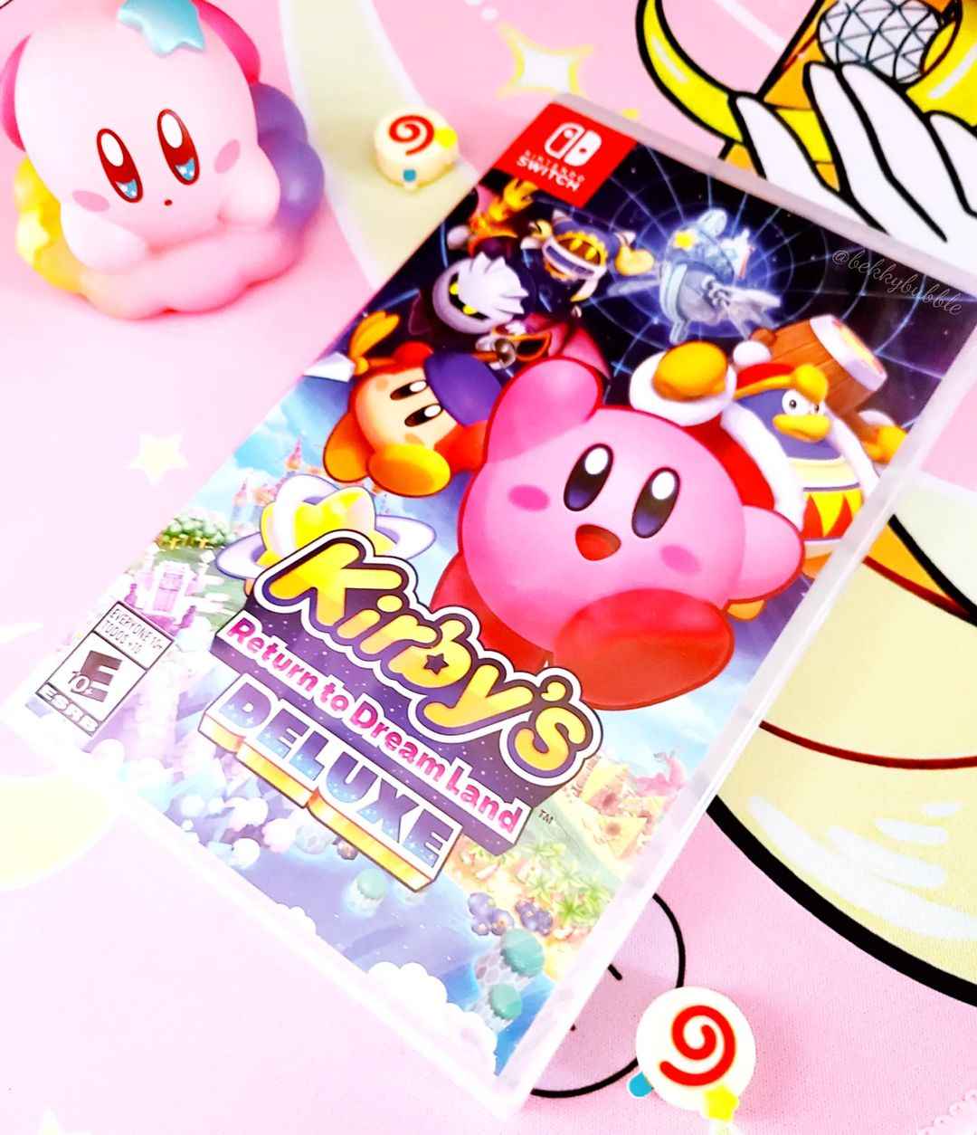 Kirby Thumb Grips for Nintendo Switch and Button Caps